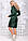 Теплу сукню з ангори травичка комір хомут 44-50 розміру зелене, фото 3