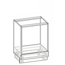 Тумба під духовку до кухні з ДСП i МДФ 60НДух Гамма супермат Меблі Сервіс