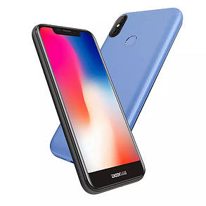 Смартфон Doogee X70 Blue 5.5" 19;9 4000mAh+чехол+пленка, фото 3