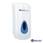Дозатор для рідкого мила merida top (синя крапля) пластик 800 мл