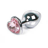 Пробка анальна із серцем Сomfort!, фото 2