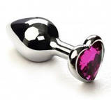 Пробка анальна із серцем Сomfort!, фото 4