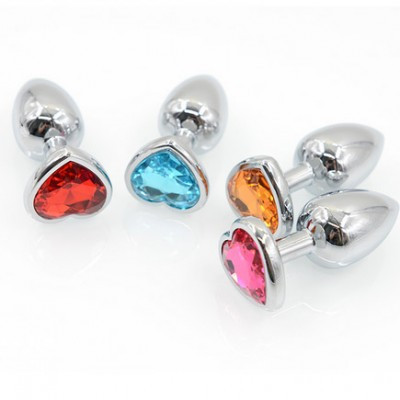 Пробка анальна із серцем Сomfort!, фото 1