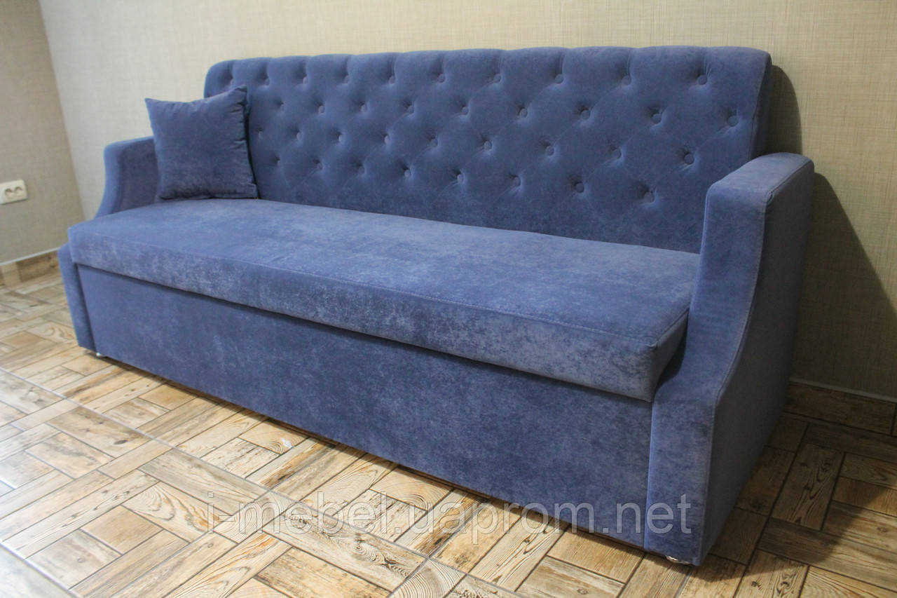Кухонний диван з місткою нішею (Синій)