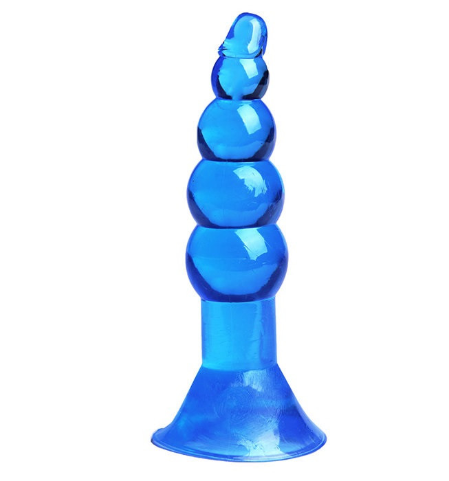 Пробка анальна з кульками та присоском Bung, фото 1