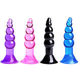 Пробка анальна з кульками та присоском Bung, фото 9