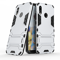 Чохол Huawei P20 Lite / Nova 3E / ANE-AL00 / ANE-TL00 Hybrid Armored Case світло-сірий