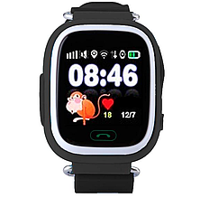 Дитячий розумний годинник з GPS-трекером TD-02 (Q100)  Black