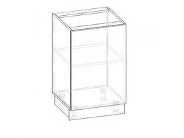 Нижня тумба в кухню з ДСП i МДФ 50Н Гамма супермат Меблі Сервіс