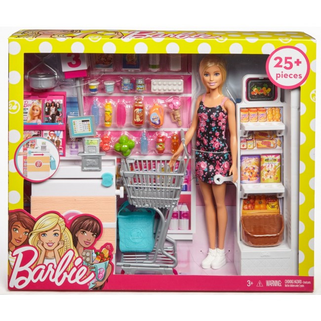 Ігровий набір Barbie Супермаркет FRP01