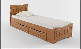 Ліжко "80" односпальні з шухлядами з ДСП/МДФ сузір'я Летро