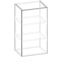 Навісна шафа в кухню з ДСП i МДФ 40В Гамма супермат Меблі Сервіс