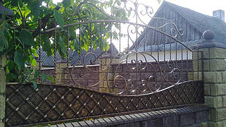 Кованные заборы и перила 26