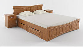 Ліжко двоспальне 160*200 з ДСП/МДФ сузір'я Летро