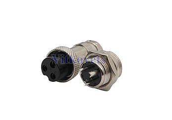 Роз'єм GX16-3, фото 1