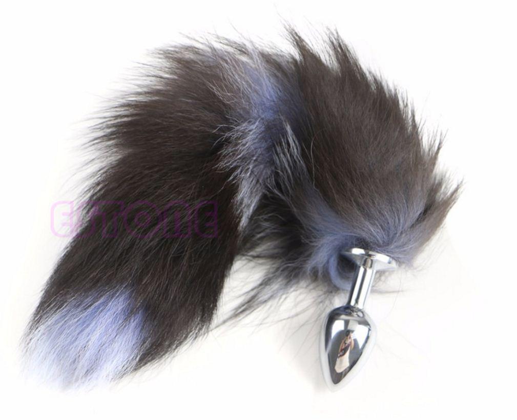 Анальна пробка з хвостиком песця Pet Play, фото 1