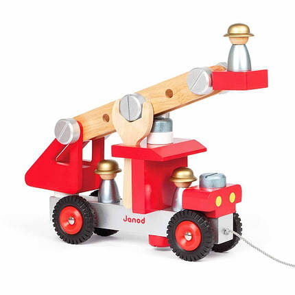 Ігровий набір Janod Пожежна машина з інструментами (J06498) (3700217364984), фото 2