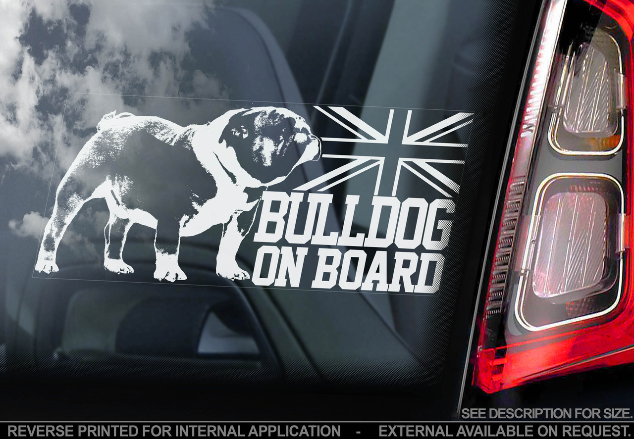 Англійський Бульдог-стикер, фото 1