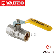 Кран газовий Valtec VALGAS DN 3/4" (PN 40) Внутрішній-внутрішній (VT.271.N) Італія