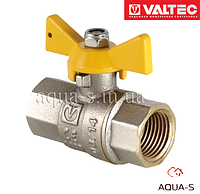 Кран газовий Valtec VALGAS DN 1/2" (PN 40) Внутрішній-внутрішній VT.277.N.04