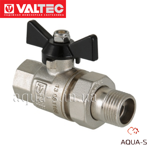 Кран зі сгоном Valtec PERFECT DN 1/2" (PN 100) для високих навантажень і температур VT.327.N.04, фото 1