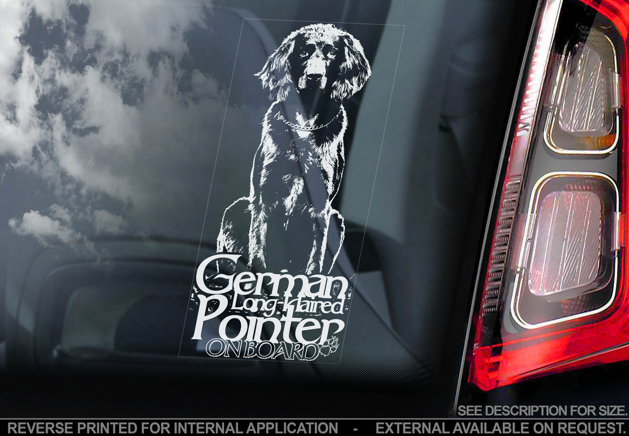 Німецький довгошерстий легкий стикер, фото 1