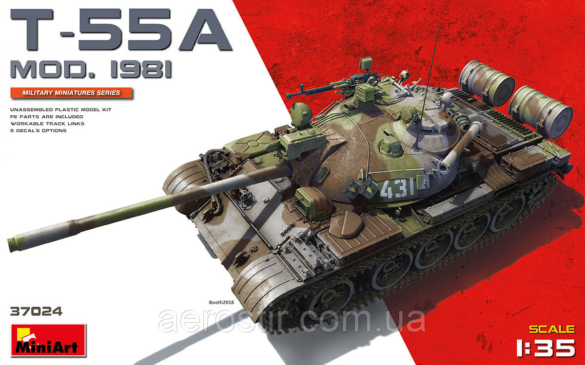 T-55A MOD.1981 1/35 MiniART 37024
