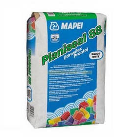 Осмотичний цементний розчин для гідроізоляції цегли та бетону Mapei Planiseal 88 Grigio 25кг,Харків, фото 2