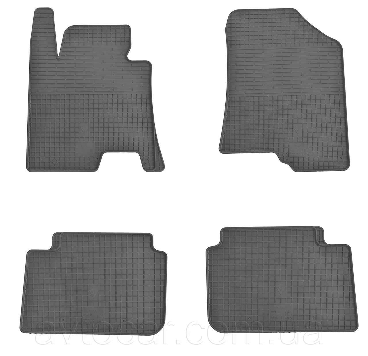 Гумові килимки для HYUNDAI i30 з 2012-2017, колір: чорний, Stingray