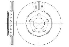 Гальмівний диск передній Skoda Rapid (2012-) Remsa 654510