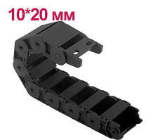 Гнучкий кабель-канал (кабелеукладчик) з внутрішнім розміром 10х20 мм