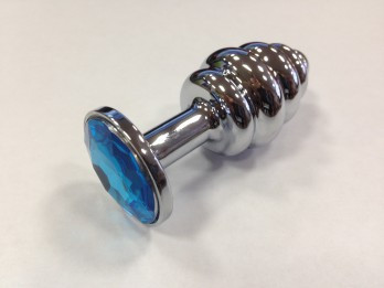 Ребриста пробка Honey spoon з кристалом, фото 1