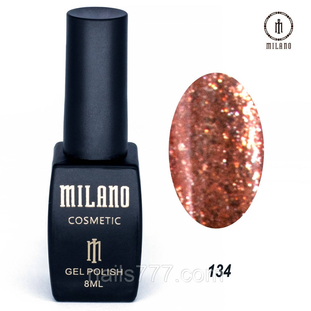 Гель-лак Milano 8 мл, № 134 ❗️Критический срок годности