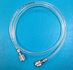 Заправний шланг R22 0,9м 1/4"-1/4" SAE прозорий для фреону RTM