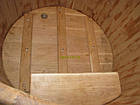 Дерев'яна купіль з дуба кругла ф130*120