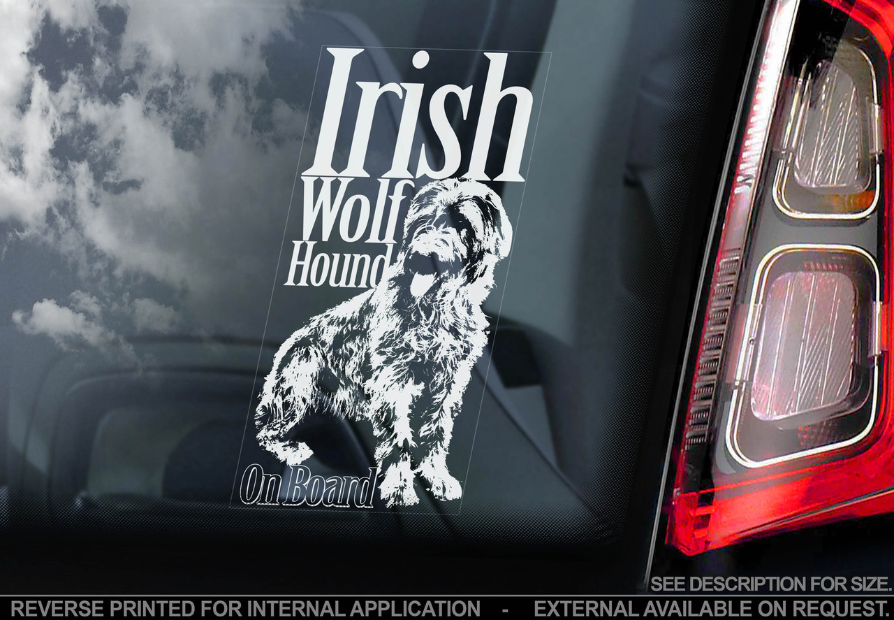 Ірландський вовкодав стикер, фото 1