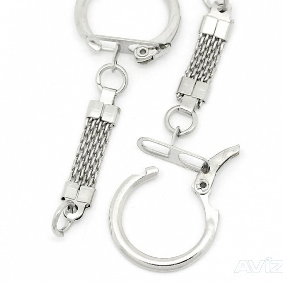 Кільця з ланцюжком для ключів, фото