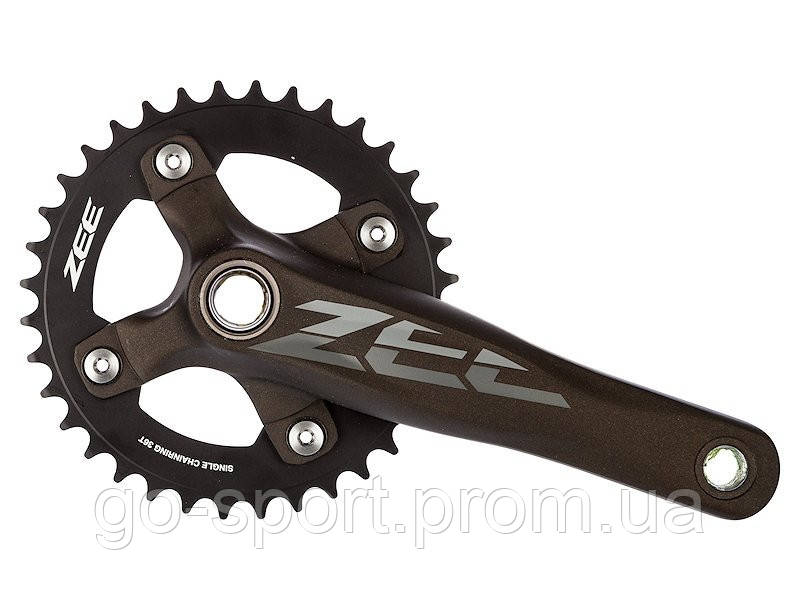 Шатуни Shimano Zee FC-M640,170 мм, 36T, з кареткою