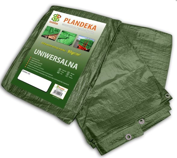 Тент водонепроникний BRADAS GREEN 4 X 6M 90 г/м2 