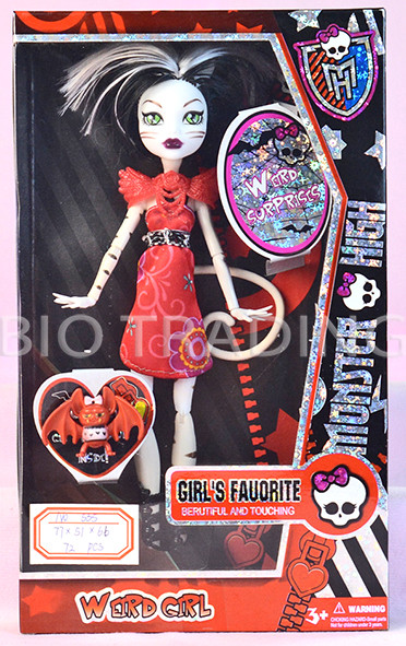 Кукла Monster High Монстер Хай серия Weird Girl Шарнирная (27 см) TOY005 - фото 6 - id-p792456469