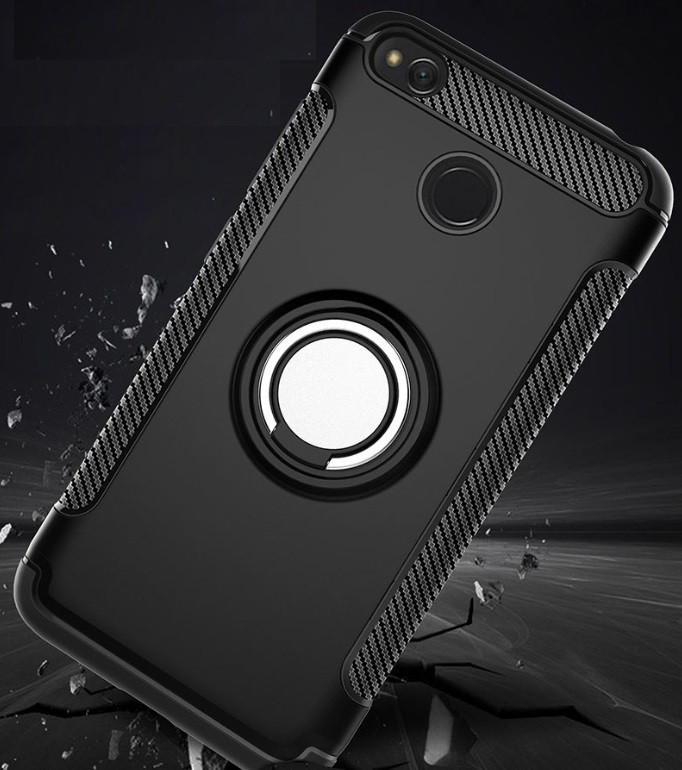 Захисний бампер з магнітом і кільцем Xiaomi Redmi 4X