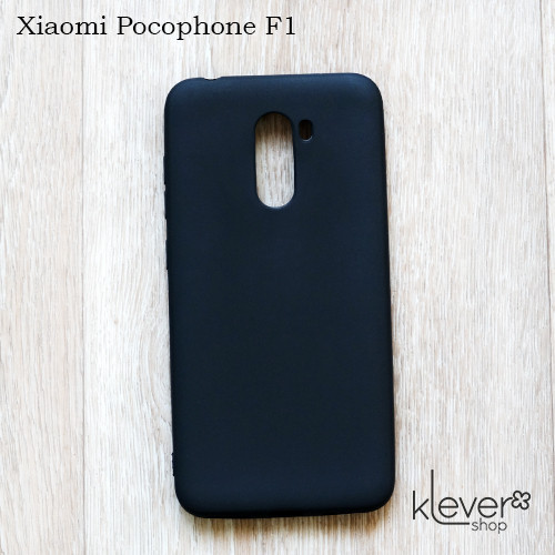 Силіконовий чохол Candy для Xiaomi Pocophone F1 (чорний)
