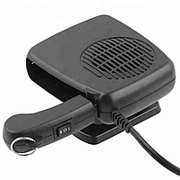 Автомобильный керамический обогреватель SUNROZ Car Portable Heater вентилятор 2 в 1 12V 150W Черный (SUN2246)