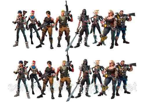 Картинка вафельна "Fortnite" 4