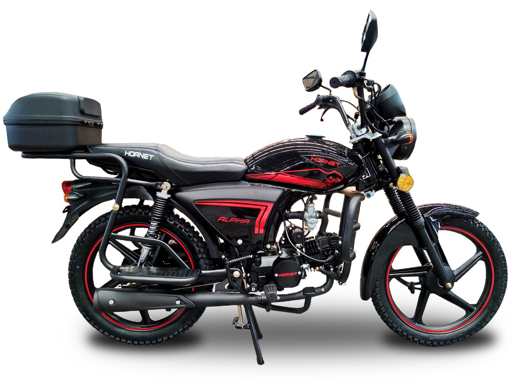 Мотоцикл HORNET Alpha (LUX) 125куб.см, черный - фото 1 - id-p675064699