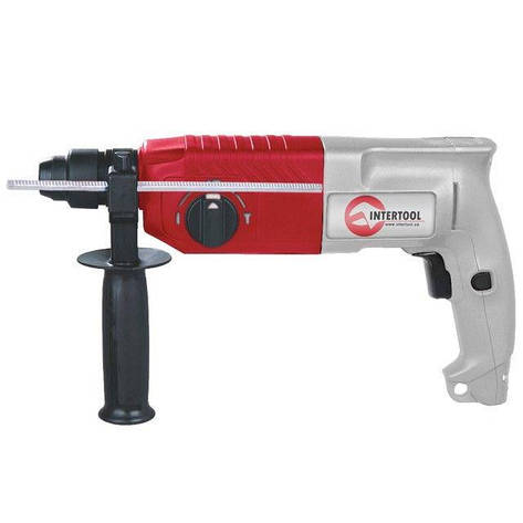 Перфоратор SDS-plus 650 Вт, 0-870 об/хв, 0-4400 удар/хв, 3 режими, реверс INTERTOOL DT-0181, фото 1