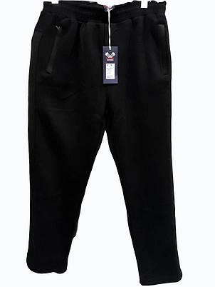 Штани теплі Rowinger прямі зимові чоловічі спортивні штани велюр, фото 2