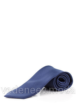 Краватка вузька синя, шовк високої якості.