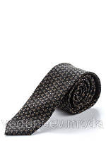 Черный оригинальный галстук в абстракцию