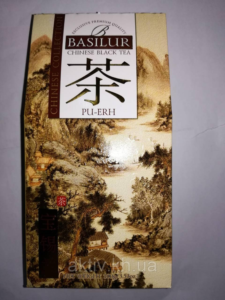 Чай чорний Basilur Китайський Пуер 100 г
